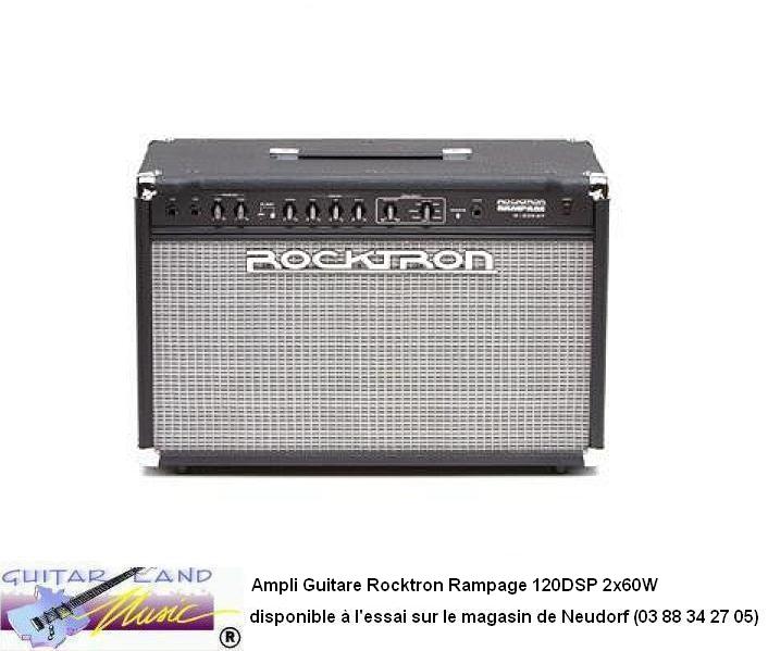 Ampli Guitare Rocktron Rampage 120DSP 2x60W